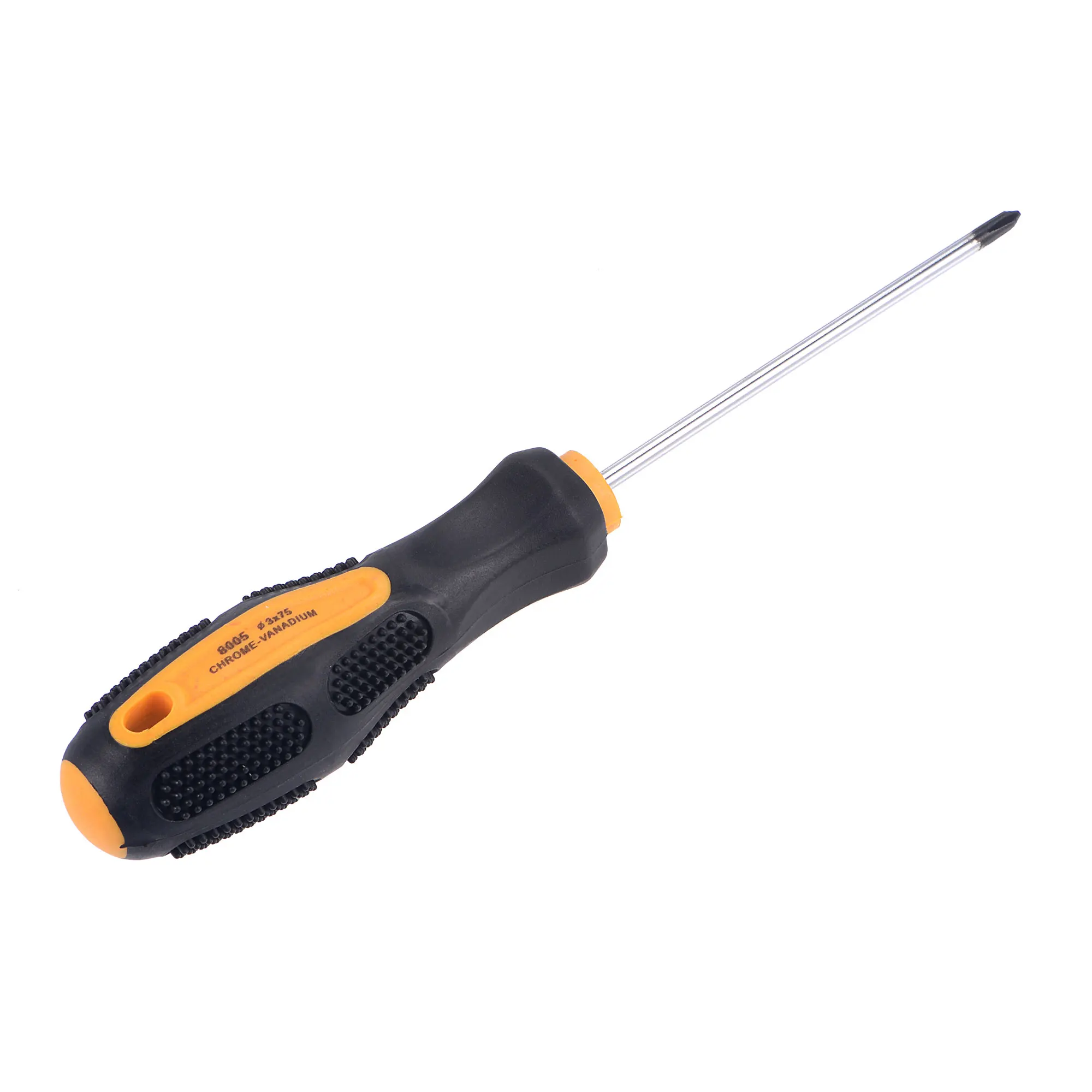 Uxcell #1 Phillips/3mm con intaglio magnetico cacciavite Set, 3 "CR-V albero tondo antiscivolo nero + manico giallo