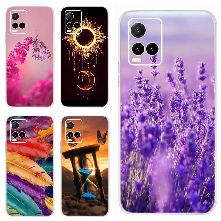 Fashion Cover For Vivo Y21 Y21E Y21s Case Vivo Y33s Silicone Soft TPU Fundas Phone Cases For Vivo Y21s Y33s VivoY21 Cover Fundas