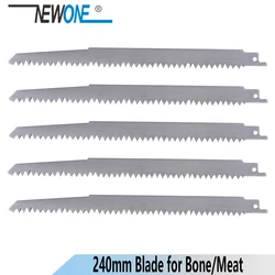 NEWONE 240mm big teeth Stainless Steel Reciprocating Saw Blade Saber saw For Frozen meat bone Cutting Accessories Sawzall