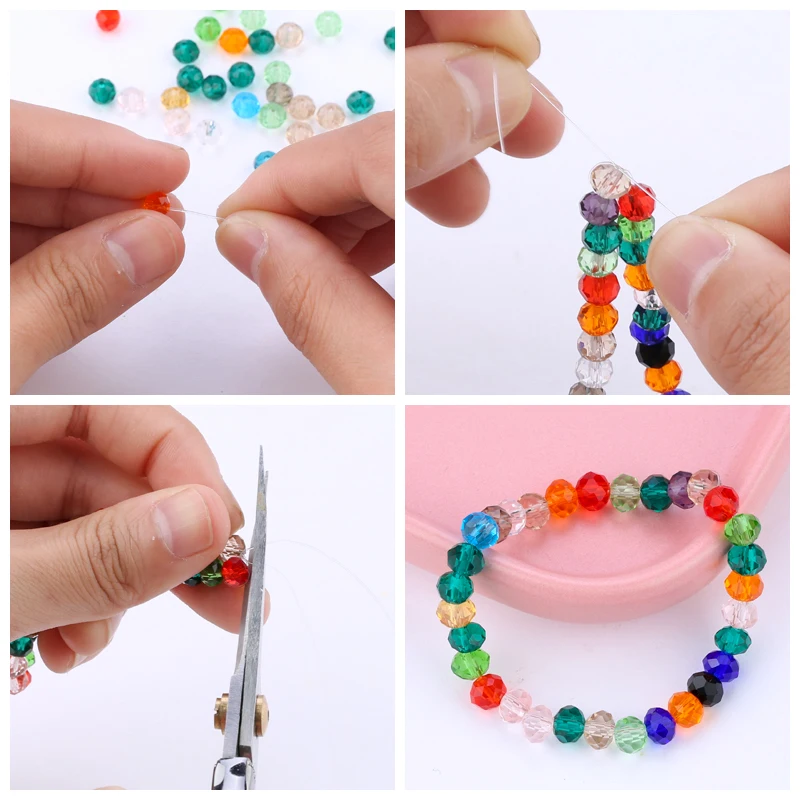 Multi-color Glass Beads crystal charms for Jewelry accessories Seedbeads For Jewelry Making Bracelet Necklace DIY Wholesale