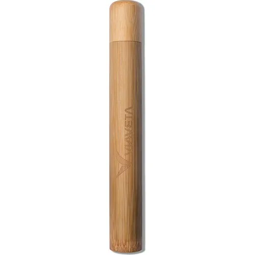 ViaVeta Bamboo Toothbrush Cup 3 Piece