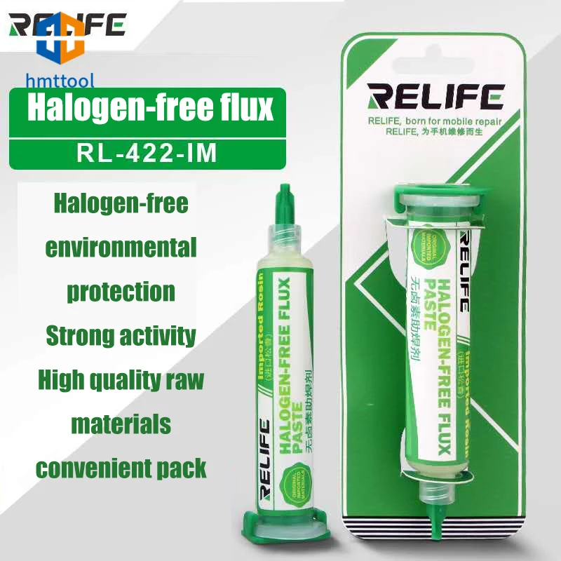 RL-422-IM Lead-free Halogen-free BGA Solder Paste Special Flux For Maintenance Solder Tools Safety Environmental Protection