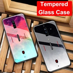 For Nubia Red Magic 6 Pro Case Red Magic 7 7S Pro 8 8S 9 Pro Plus Tempered Glass Hard Back Cover For Nubia Red Magic 6S Pro Case