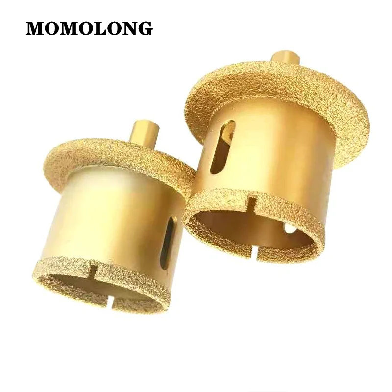 Brazed Diamond Hole Saw Drill Core Bits for Marble Tiles Porcelain Tile Washbasin 40-60 45-60 45-65 50-70 Size Options Available