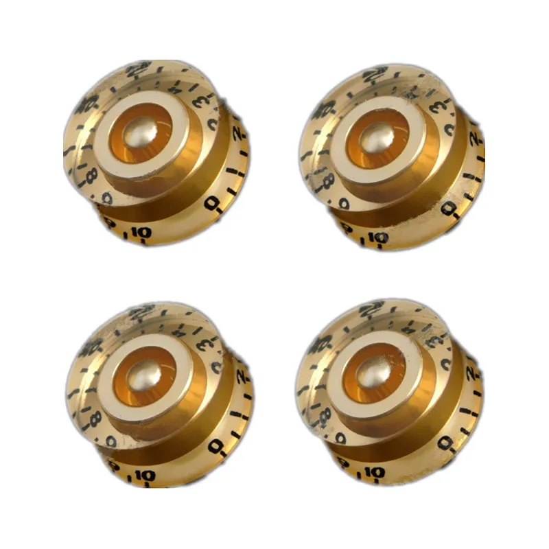 

4Pcs/Lot Electric Bass Guitar Speed Tone Tuning Knobs Volume Control Knobs For Electric Guitar Accessories Parts