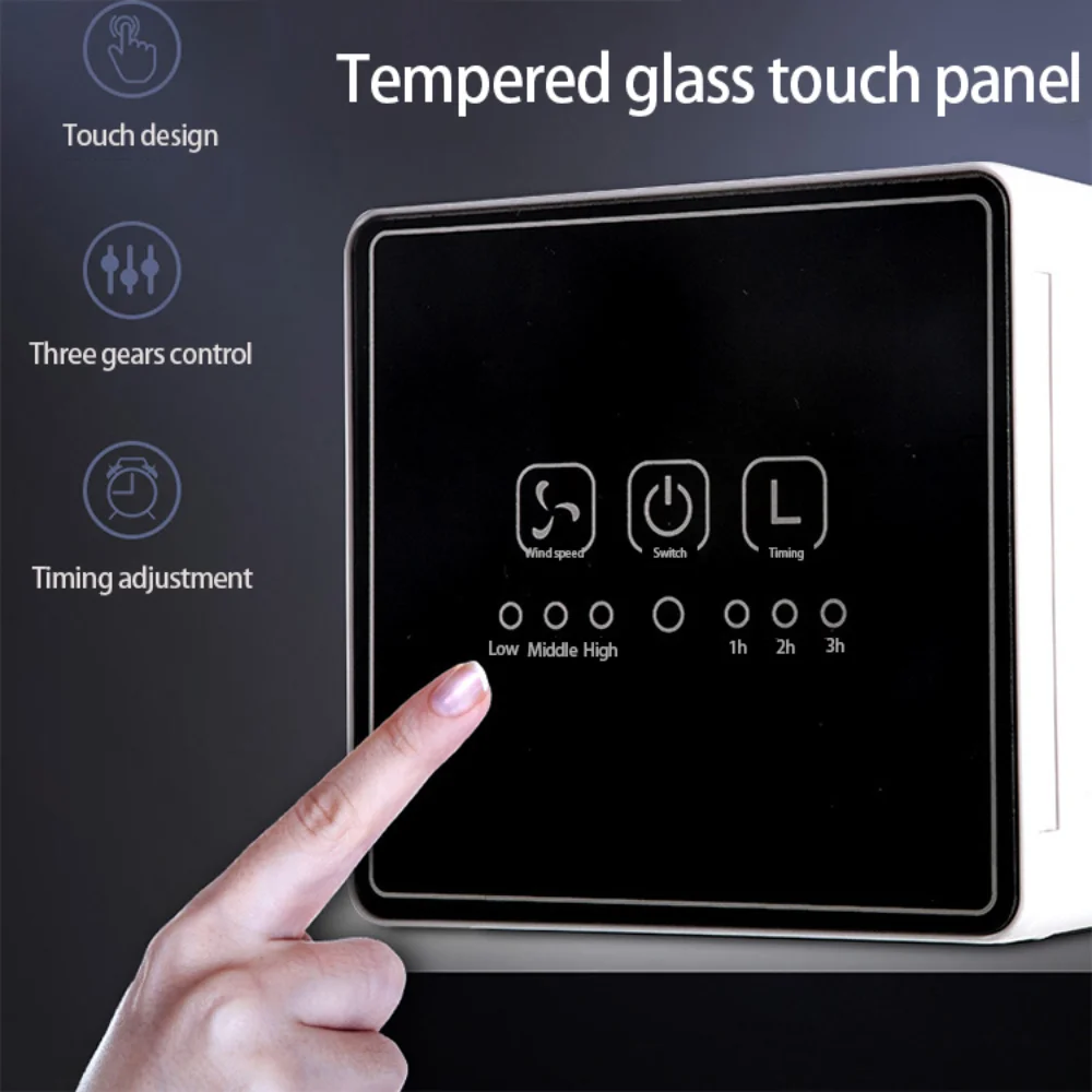 Refrigerador de ar portátil usb alimentado espaço pessoal mini condicionador de ar para o escritório em casa desktop refrigeração com controle da tela de toque