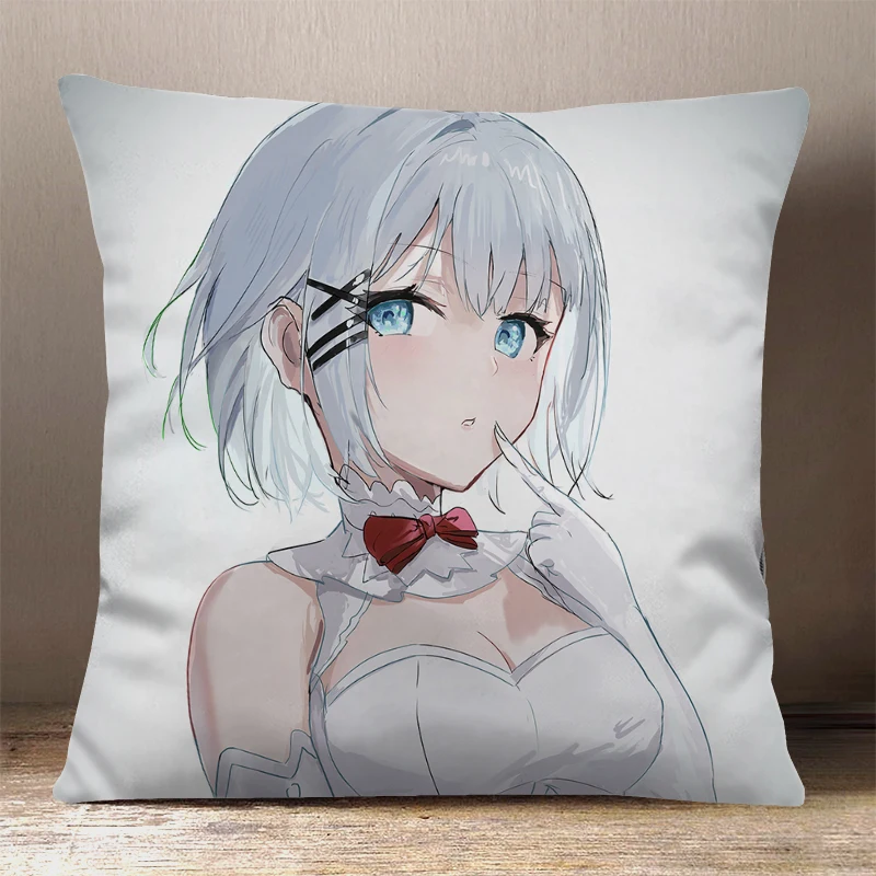 Game La detective esta muerta Siesta Cosplay Cartoon Printing Square Throw Pillow Siesta Dakimakura Dakimakura Back Cushion Gift