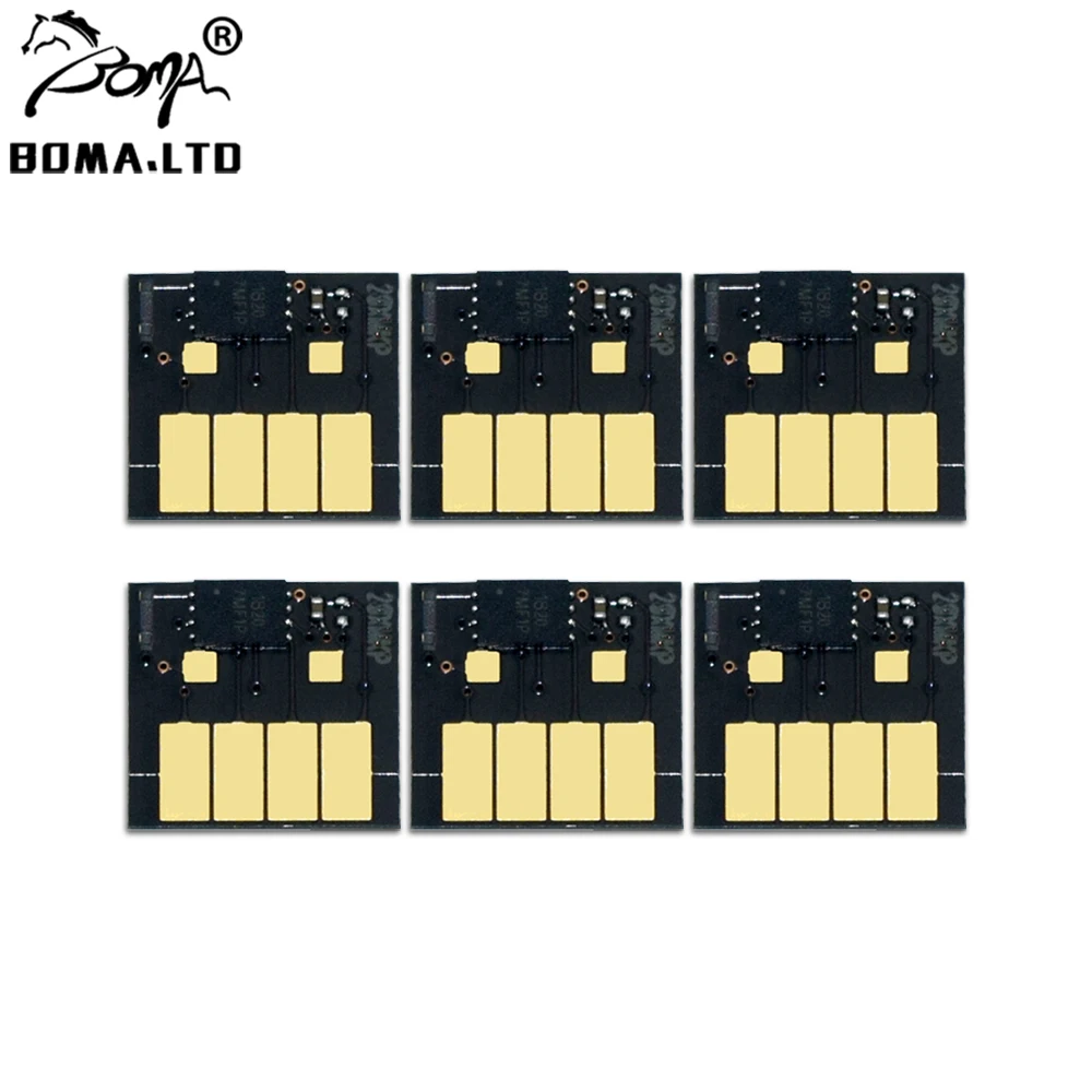 BOMA.LTD For HP 727 Cartridge Chip New HP727 For HP DesignJet T920 T930 T1500 T1530 T2500 T2530 Printer PBK C M Y GY MBK