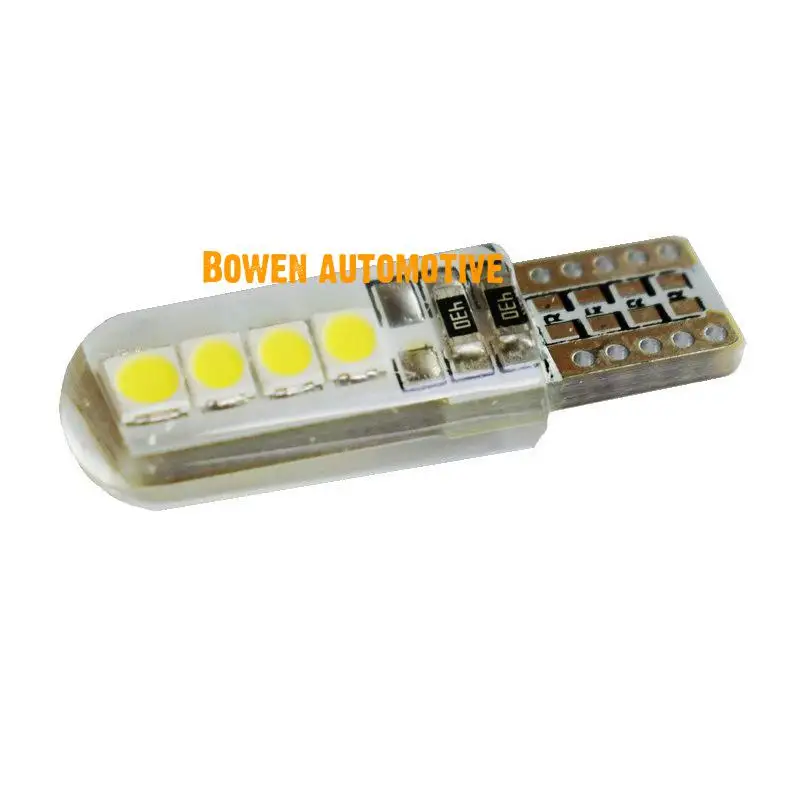 LD 2X Car light T10 silicone 3030 8 light highlight wide light interior light small light w5w 194 168 12V