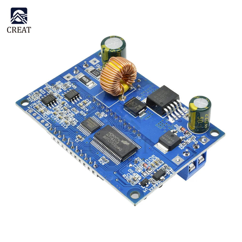 Step Down Buck Converter Power Supply Module Voltage Regulator Transformer with Case Heatsink CC CV DC 6.5-36V to 1.2-32V 5A 75W