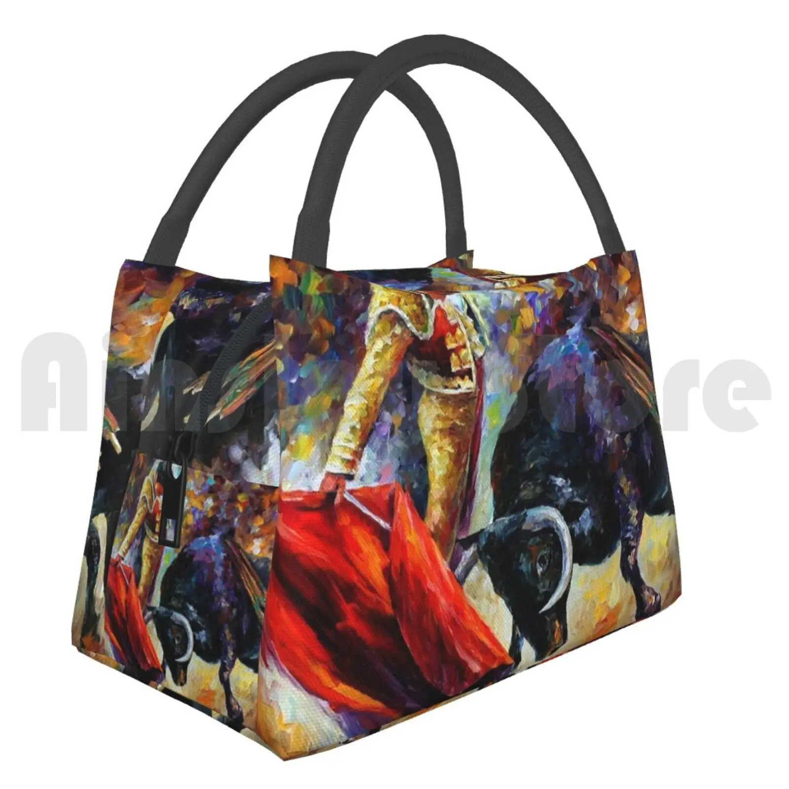 

Cooler Lunch Bag Picnic Bag Ole By Bullfight Bullfighting Spain Culture Fiesta Spanish Culture Corrida Bull Bulls