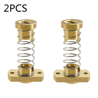 2Sets CR10 Z axis T8 Anti Backlash Spring Loaded Nut Elimination Gap Brass Nuts For Upgrade Ender 3s Ender 3 Pro V2 CR-10 Tornad