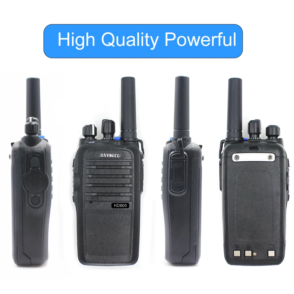 Imagem -03 - Anysecu-walkie-talkie com Cartão Sim 4g Poc Hd800 4g Poc Sistema Linux ip Gps Suporte Ptt Real 4000mah Bateria Pcs