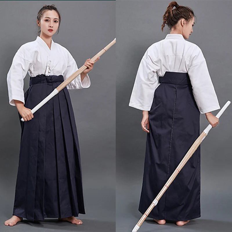 Kendo Uniforms Martial Arts Clothing Kendo Aikido Hapkido Martial Arts Keikogi and Hakama Suit Men Women high quality Taekwondo