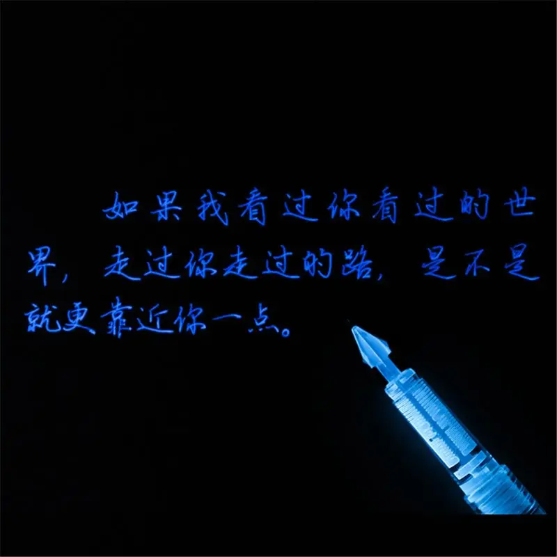 18ml Non-Carbon Magic Invisible Ink For Fountain Glass Dip Pen Creative Fluorescent Ink UV Light Gift Stationery Magic Secret