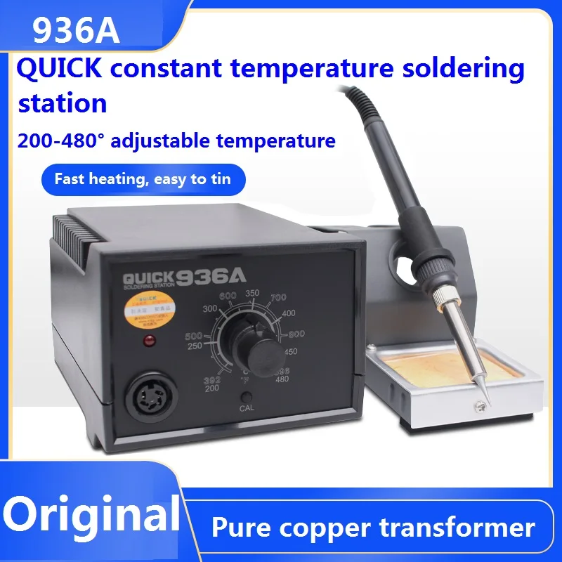 original-quick-936a-soldering-station-electric-soldering-iron-kit-adjustable-temperature-constant-temperature-welding-station