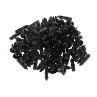 50pcs Nylon Bumper Shield Fastener Rivet Clips Auto Body Clips 6mm 0.24inch for Yamaha YZF R1 R6 RoadStar Bumper Fastener Clips