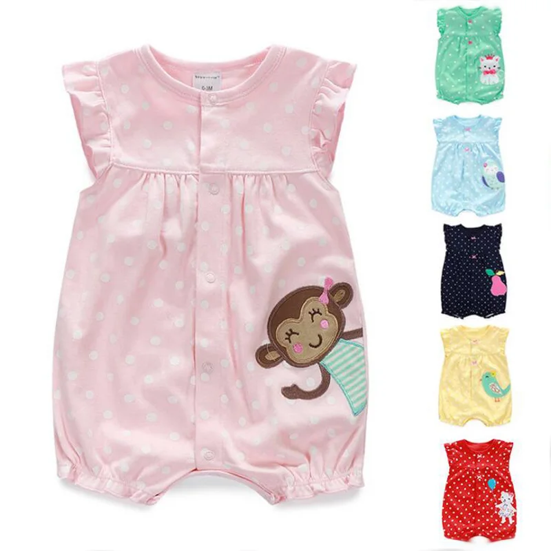 

2020 Hot Sell Baby Jumpsuit one-piece Short-sleeved High-quality Boy Girl Clothes