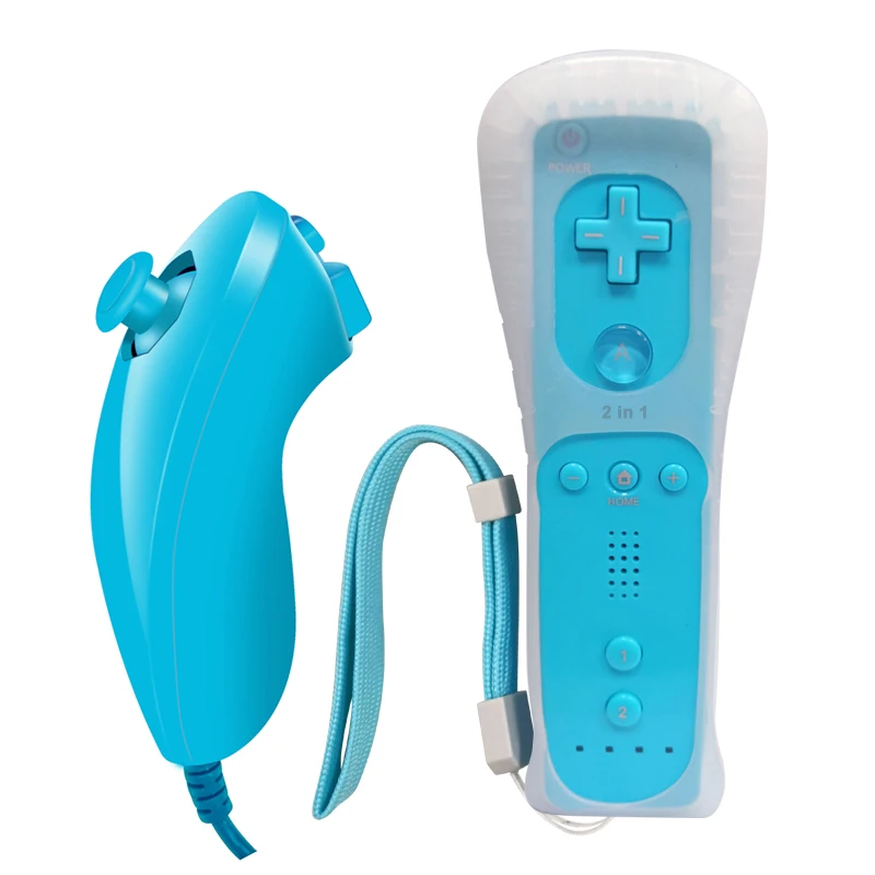 Wii Remote And Nunchuck Controller With Motion Plus