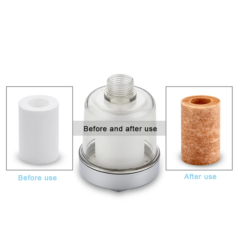 Rubinetto trasparente depuratore d'acqua filtro in cotone Pp filtro doccia acqua di rubinetto per uso domestico filtro da cucina elemento doccia filtro doccia
