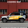 車の折りたたみ式リフトサイドドアはしご,伸縮式,外部カーアクセサリー,ランドローバーディフェンダー90/110,l663,2020-2021 5