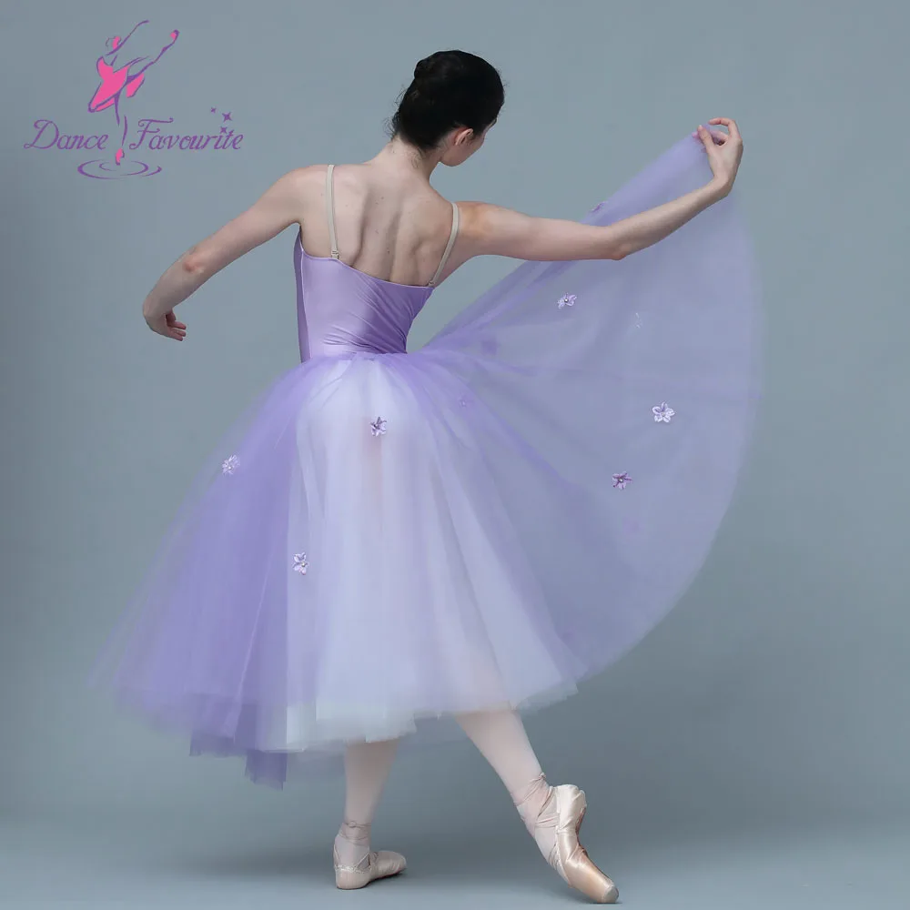 Dance Favourite Ballet Tutus 20158 Purple Romantic Long Ballet Tutu Performance Dance Costumes Ballet Tutu