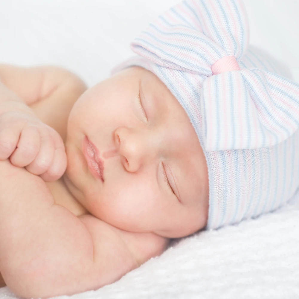 Chapeau d\'hôpital en coton doux pour Nouveau-né, Bonnet pour enfant, Bonnet chaud, nouvelle collection