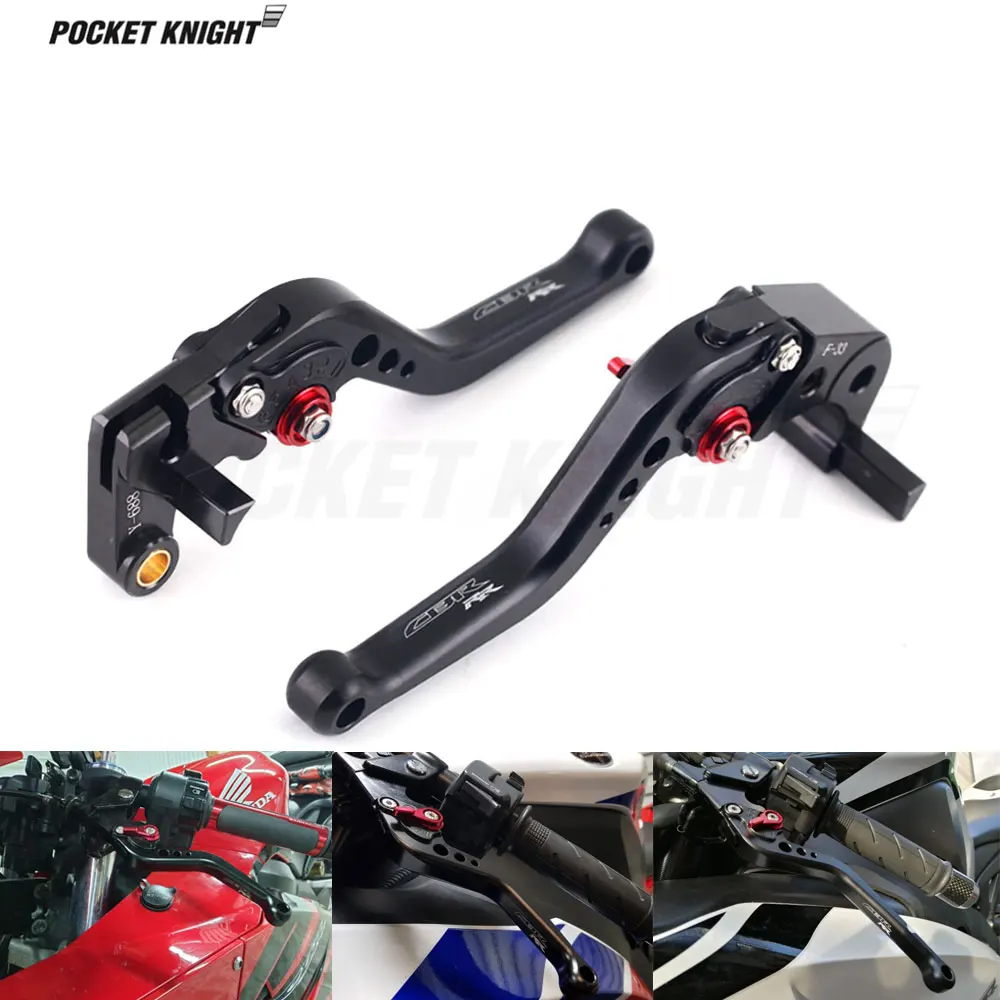 

Короткие Рычаги тормозной муфты с логотипом для мотоциклов Honda CBR600RR 03-19/CBR1000RR 04-20/CBR250RR 18-20/CBR900RR 92-03, регулируемые