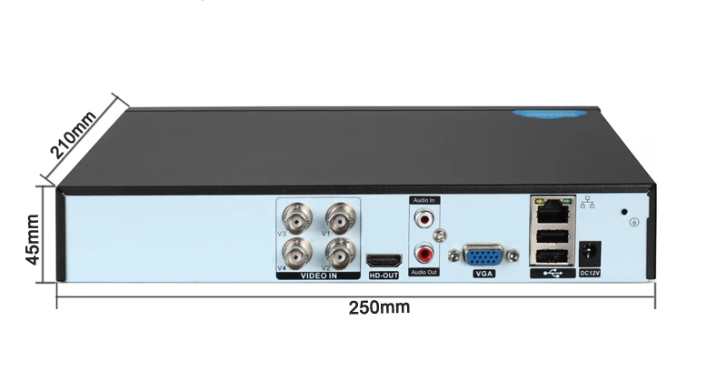 Système DVR de vidéosurveillance avec détection de visage, télécommande, audio, 8MP, 4K, Xmeye, 8 canaux, H.dissis + hybride, WiFi, 6 en 1, TVI, CVI, NVR, AHD