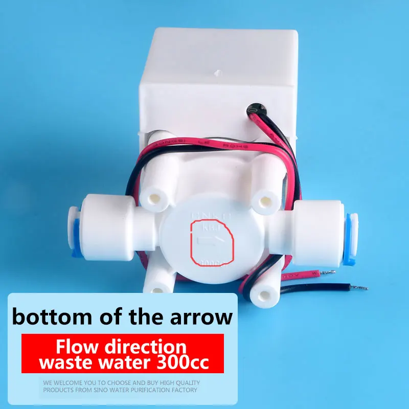 Quick-connect CNKB DC24V RO Water Purifier Solenoid Valve With 300cc Flow Limit And 18 Seconds Automatic Flush Solenoid Valve