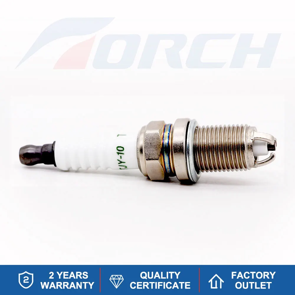 TORCH Spark Plug K6RTJY-10 Replace for BKUR6ET-10(3045/2397) VW Group 101000033AA Compatible with AUDI 80 (B4) 2.6 E ABC