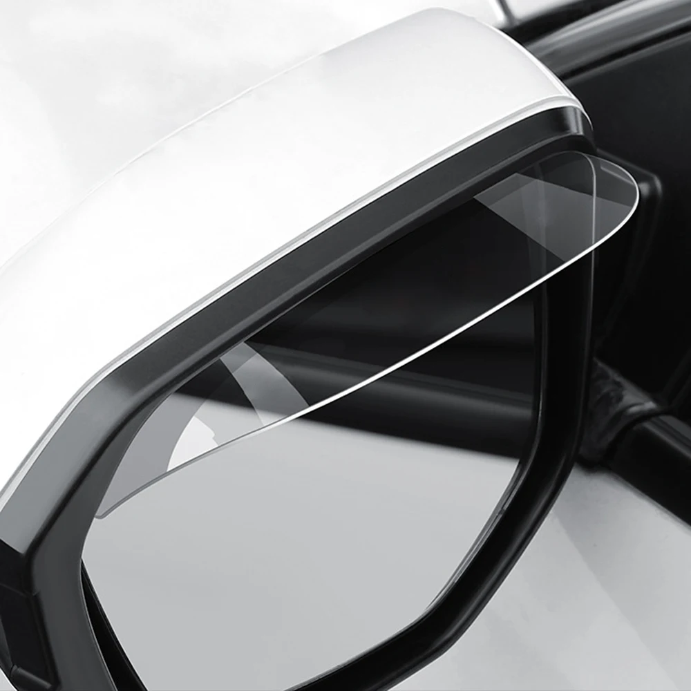 Car Rearview Mirror Rain Eyebrow Snow Protector Cover For Suzuki Ssangyong Subaru Volvo Skoda VW Volkswagen Tesla Seat Vauxhall
