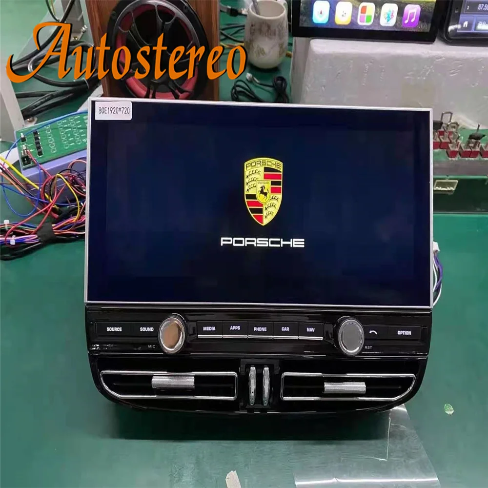 Auto Stereo Carplay Android 13 Upgrade For Porsche Cayenne 2011-2017 Car GPS Navigation Multimedia Player HeadUnit Radio