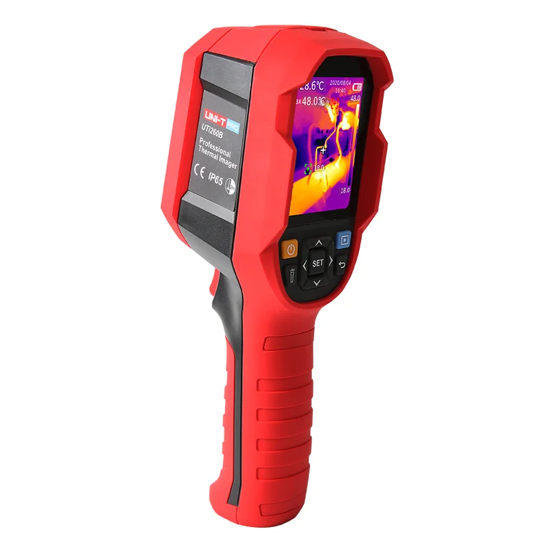 Ручной промышленный тепловизор UNI-T UTi260B, 256*192 пикселей/-20 °C ~ 550 °C, измерительный прибор для температуры/связь с ПК