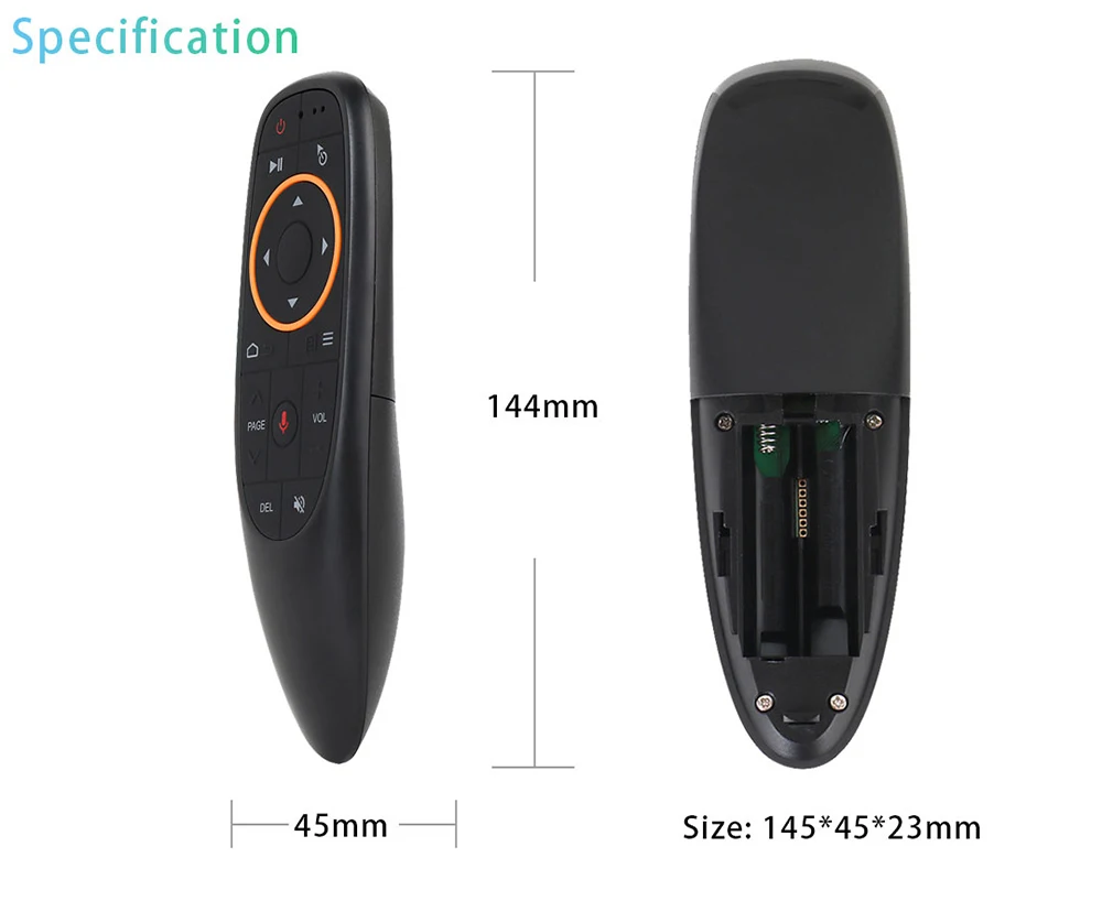 G10S 2.4G Wireless Air Mouse G10SPRO Voice Remote Control Gyroscope IR Learning G10SPRO BT For Android TV Box