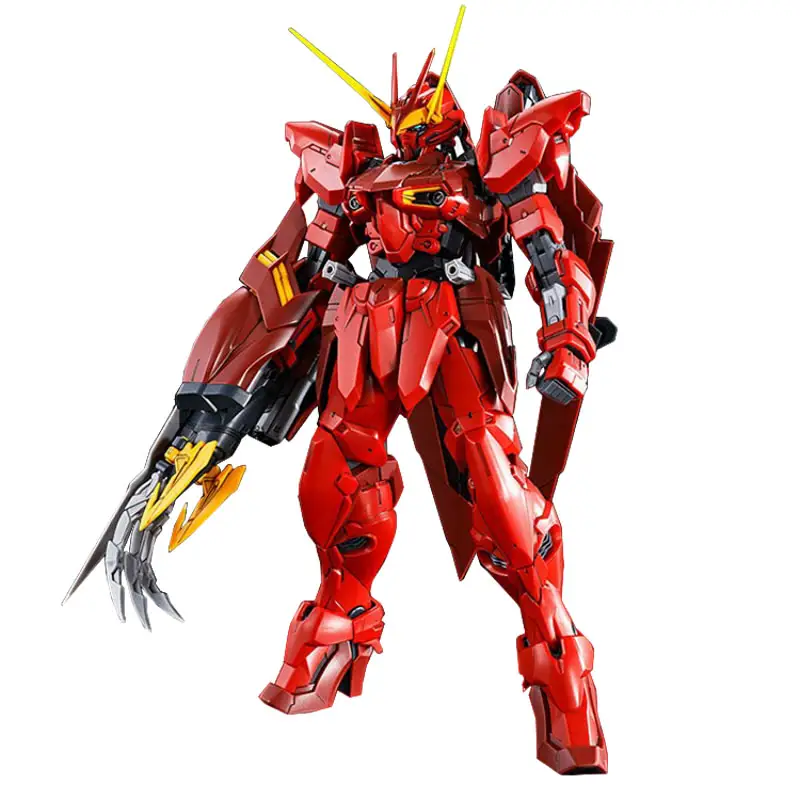 Bandai Gundam Model Kit Anime Figure MG ZGMF-X12A testone santo modello originale Gunpla Anime Action Figure giocattoli per bambini