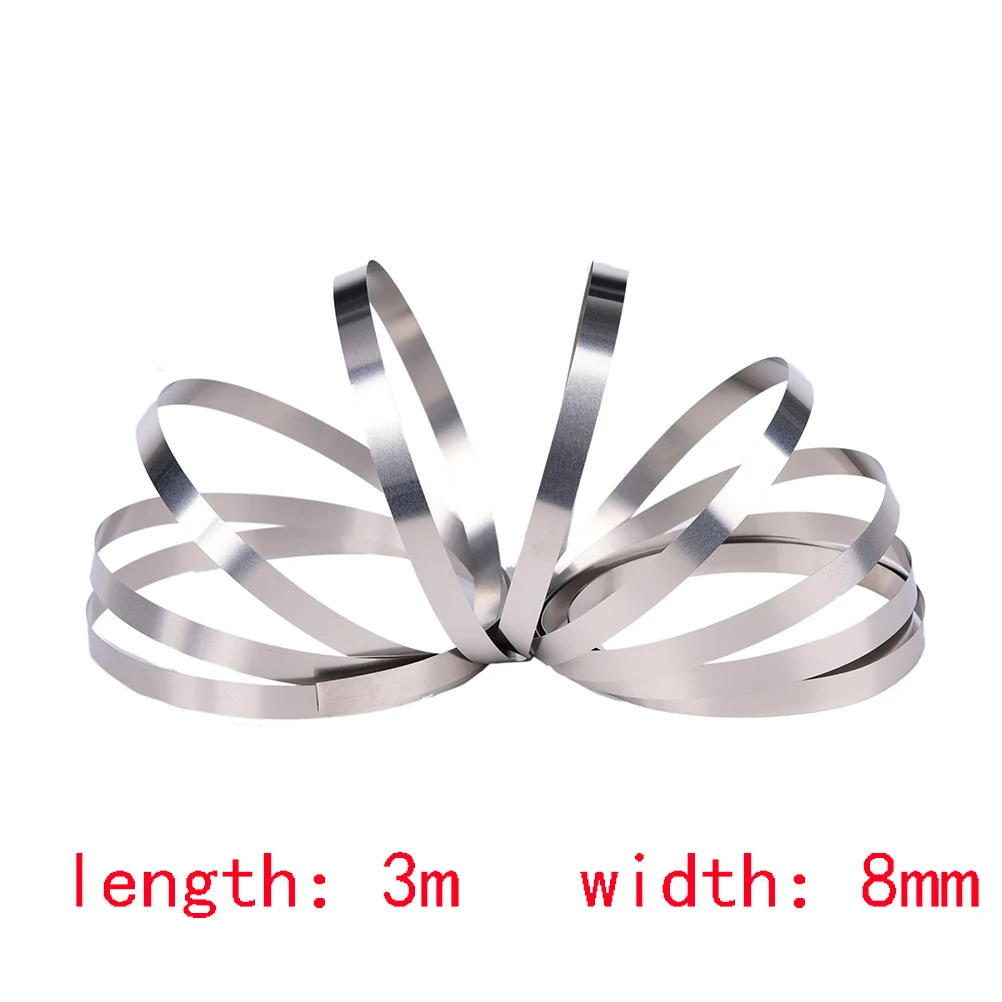 3 Meters Pure Ni Plate Nickel Strip Tape For Li 18650 Battery Spot Welding Outdoor Tools