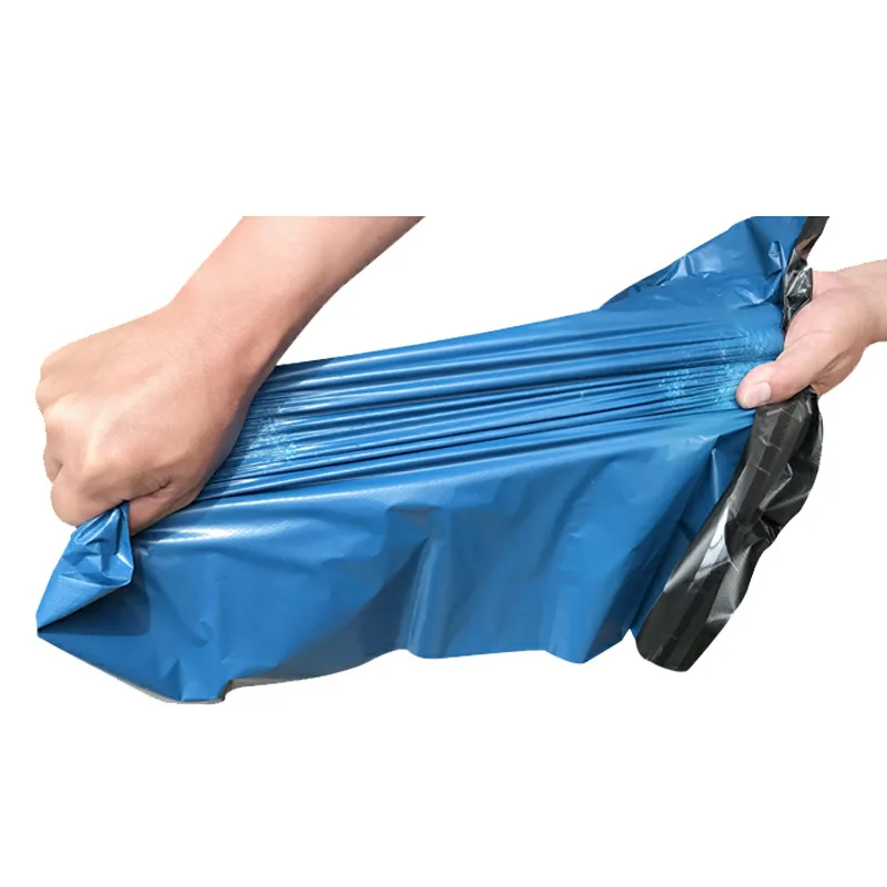 50Pcs/Lot Blue Express Bag High Ductility Strong Viscosity Courier Bags Self-Seal Adhesive Thick Waterproof Plastic Poly Mailing