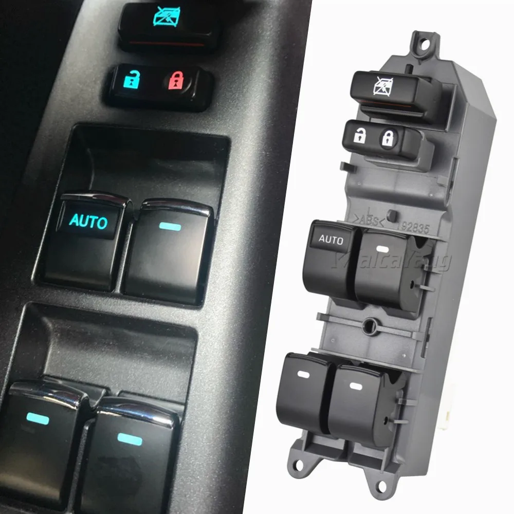 Lighted LED Power Single Window Switch For Toyota RAV4 Camry Corolla Yaris Highlander Cruiser Vios Left driving backlight