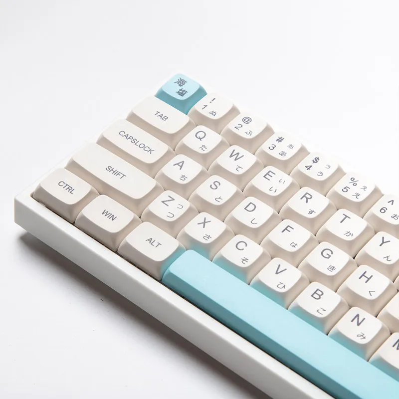 Mechanical Keyboard Sea Salt  Milk Keycaps XDA Profile Key Caps 138 keys-set keycap With 2U 1.75U Shift GK61 GK64 980 Mechanical