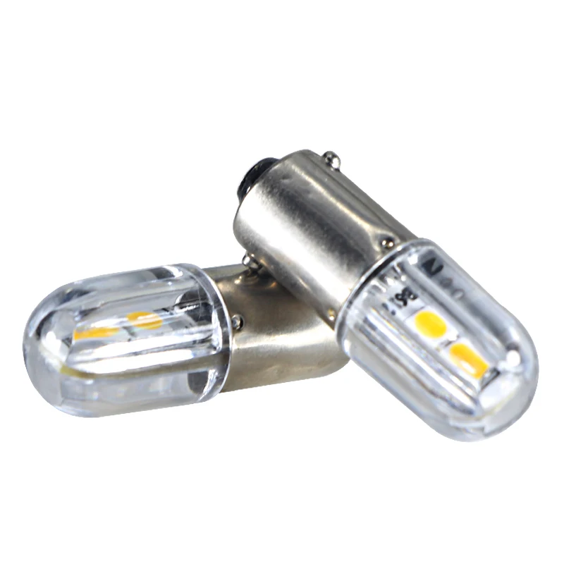 BA9S T4W Car Interior Light 6v 12v 24v 36v 48v 220v Auto Side Marker Backup Tail Reading Bulb Truck Door License Plate Lamp 12 V