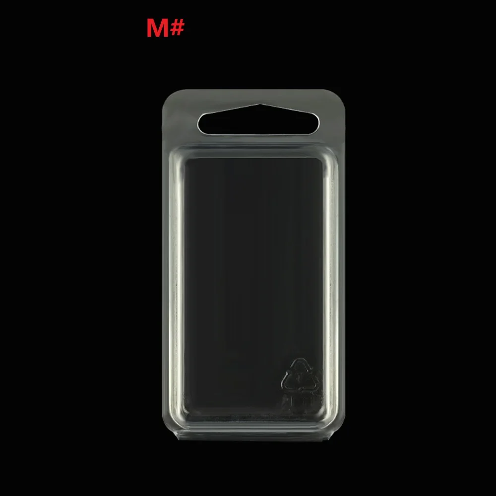5pcs/lot Thicken PVC Transparent Plastic Shell Box Suitable For Fishing Hook / Plumb / Soft bait supplies Tackle Accessories