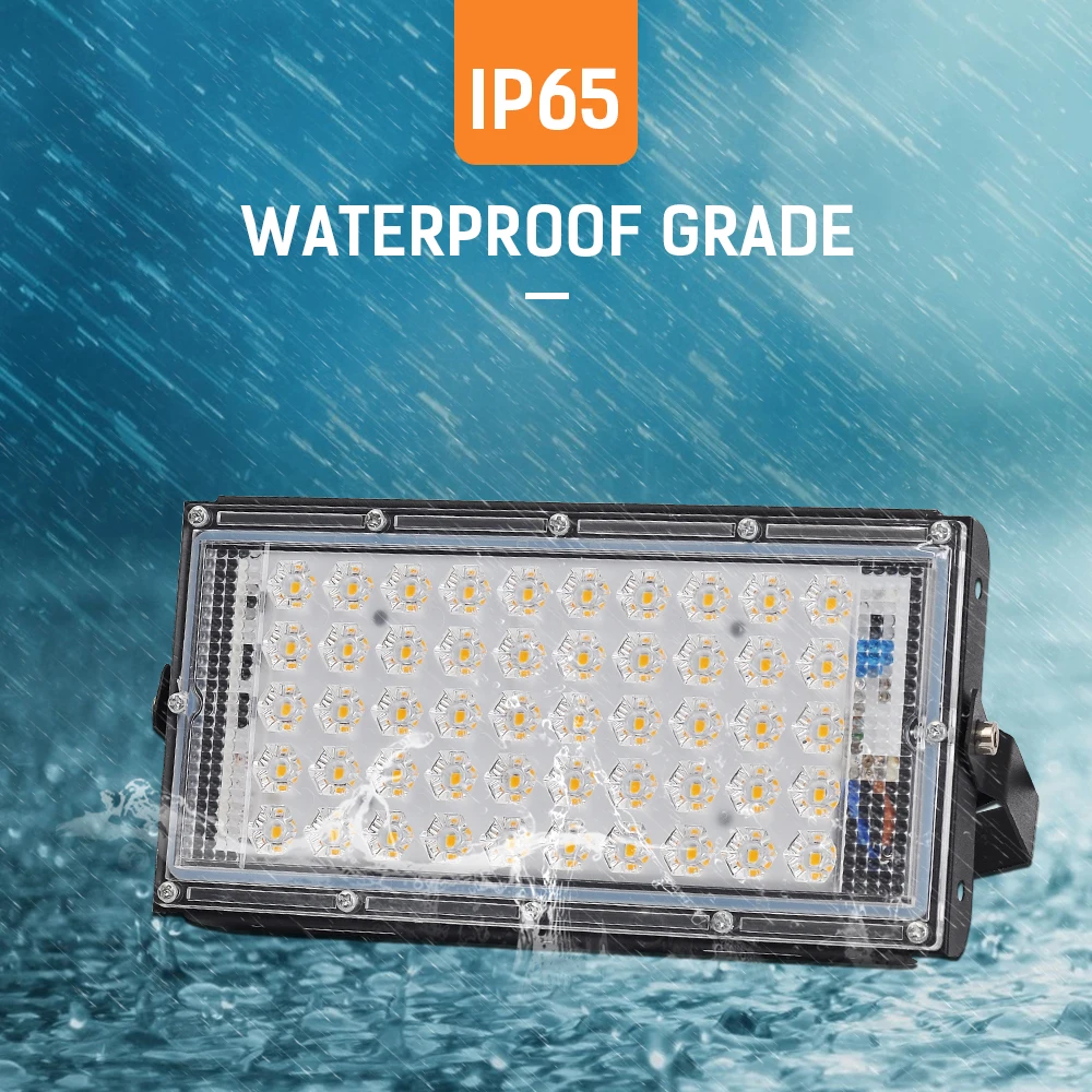 Outdoor Waterproof Spot Light 50W LED Flood Light Night Lights AC220V Xtra Bright LED Camping Lamp White/Warm White Garden Led