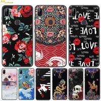 For Lenovo S5 Pro Case 3D Relief Silicone Back Cover For Lenovo S5 Phone Cases TPU Soft Black Bumper LenovoS5 S5Pro Fundas Etui