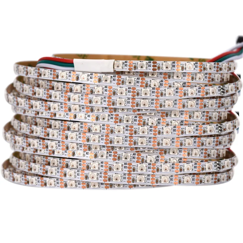 

SK6812 WS2812B MINI SMD 3535 RGB led pixel streifen 90LEDS/M 5mm width PCB smd3535 Einzeln Adressierb DC5V