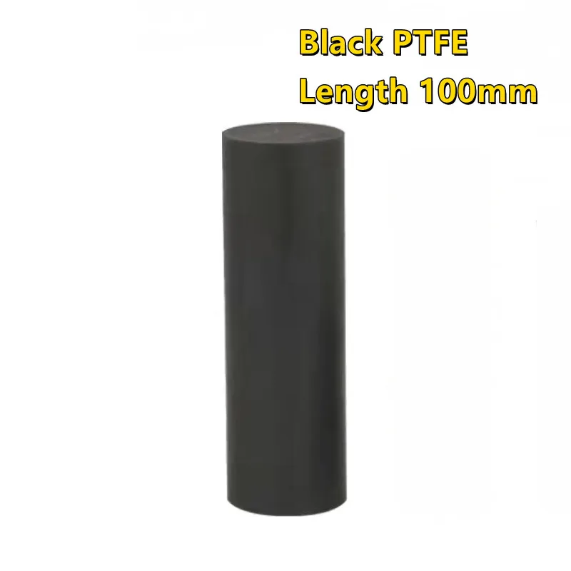 Large diameter Black graphite polytetrafluoroethylene bar environment-friendly non-toxic DIY PTFE plastic rod