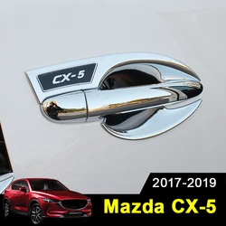 Car External Outer Door Handle Catch Cover Door Bowl Protection Trim Sticker For MAZDA CX-5 CX5 2017-2019 2021 2022 Accessories