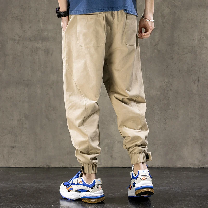 Single Road Mens Harem Pants Men Fashion 2023 Baggy Cotton Hip Hop Joggers Japanese Streetwear Trousers Male Cargo Pants For Men