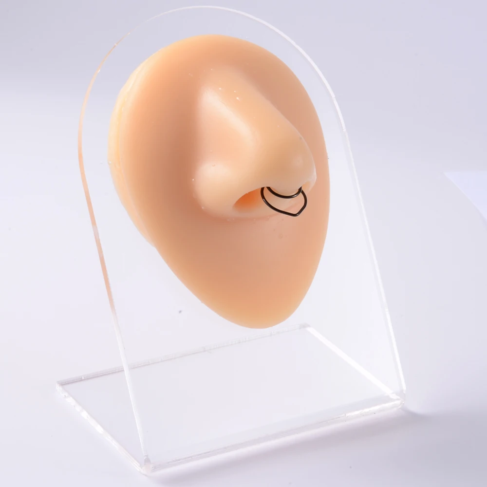 1Pcs Stainless Steel Fake Nose Ring Hoop Septum Rings Clip Lip Ring Earrings Ear Studs Helix Lobe Tragus Cartilage Piercing Body