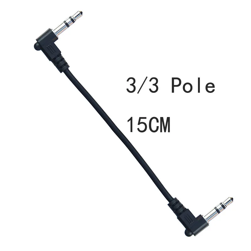 3.5mm wtyk krótki przewód AUX 90 stopni kątowy z męskiego na męskie kabel Audio Stero samochód AUX MP3/MP4 kabel Audio 15cm 20cm 30cm